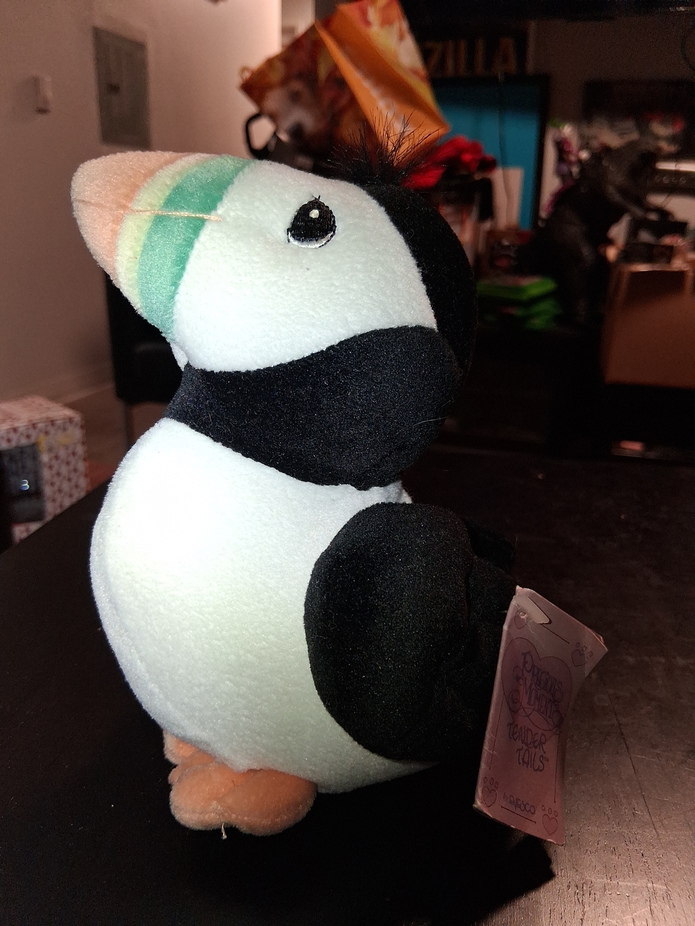 Enesco Precious Moments Tender Tails Puffin Plush.